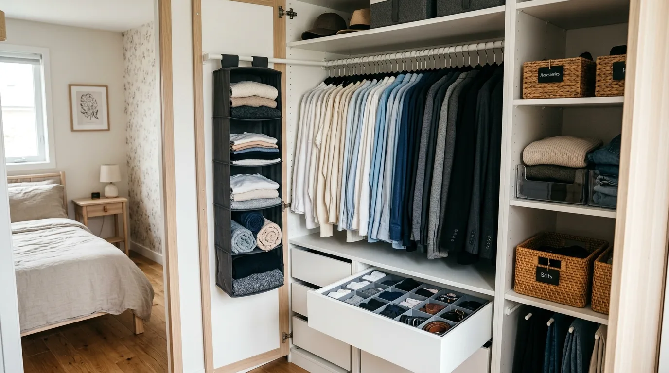 Use one focal wall instead of many accents inspiration for a small bedroom.